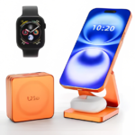 Premium 3-in-1 Qi2 25W Folding Magnetic Wireless Charger and Portable Charging Station