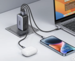 UGREEN 65W GaN Fast Charger – 3-Port USB-C & USB-A Power Adapter with 100W Cable - Image 3