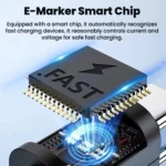 Short USB C Fast Charging Cable - Best Lanyard Cable - Image 6