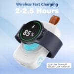 Magnetic Wireless Smartwatch Charger Power Bank - Best Portable - Image 2