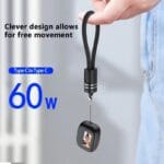 Short USB C Fast Charging Cable - Best Lanyard Cable - Image 4