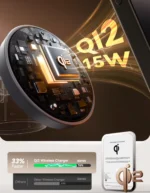 3 in 1 Magnetic Wireless Charger Stand - Premium Station - Image 3