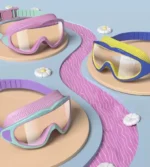 Kids Anti Fog Swimming Goggles - Premium Wide View - Image 2